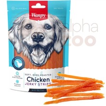 Maius koertele Wanpy Chicken Jerky Strips, kuivatatud kanaliha, 100 g