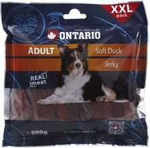 Maiustus koertele Ontario Soft Duck Jerky, 0.5 kg