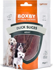 Maius koertele Boxby Duck Slices, pardilihaga, 90 g