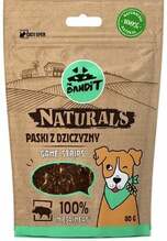 Maiustus koertele Mr. Bandit Naturals hirvelihast ribad, 80 g