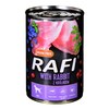 Rafi küülikulihaga, mustikate ja jõhvikatega, 400 g