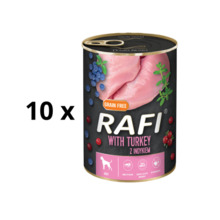 Rafi kalkuni, jõhvika ja mustikaga koertele, 400 g