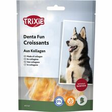 Maiused koertele Trixie Denta Fun Croissants kanaliha ja kollageeniga, 2 tk, 80 g