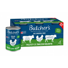 Märgtoit koertele Butcher's Original Mega pack mix tripe loaf recipe, 6 x 400 g