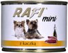 Märgtoit väikestele koertele Dolina Noteci Mini Rafi pardiga, 185 g