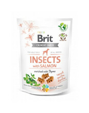 Maiused koertele Brit Care Crunchy Cracker Insects lõhega, 200 g