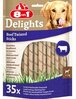 Maius koertele Tetra 8in1 Delights Twisted Beef Sticks, veiseliha, 35 tk