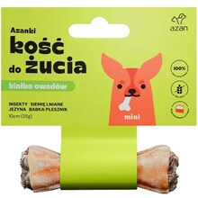 Maius koertele Azanki Mini luu putukate ja linaseemnetega, 10 cm