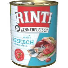 Konservtoit täiskasvanud koertele Rinti Kennerfleisch merikalaga, 800 g