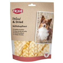 Maiustus koertele Trixie pühvli peanahk, punutud, 200 g