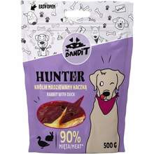 Maiused koertele Mr. Bandit Hunter, jänese kõrvad pardiga, 500g