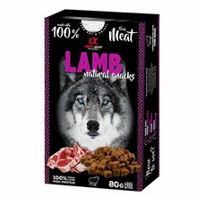 Maiused koertele Alpha Spirit Natural Dog lambalihaga, 80 g