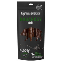 Maiustus koertele Paka Zwierzaka kabanos metssigaga, 3 tk (80 g)