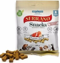 Maiused koertele Serrano Snacks serrano singiga, 100 g