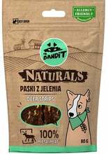 Maiustus koertele Mr. Bandit Naturals hirveliha ribad, 100 prots. liha, 80 g