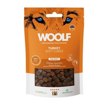 Maiused koertele Woolf Soft Cubes kalkuniga, 100 g