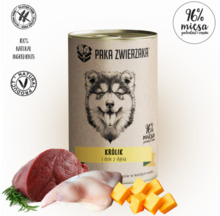 Paka Zwierzaka jänes ja metssiga kõrvitsaga, 400 g