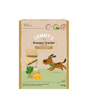 Krõpsud koertele Bosch Petfood Sammys Crispy Crackers juustu ja spinatiga, 1 kg