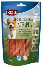 Maius koertele Trixie Premio Stripes kanaliha ja juustuga, 100 g