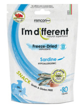 Liofiliseeritud sardiinimaiused koertele ja kassidele I'm Different, 40 g