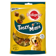 Koerte maius Pedigree Tasty Bites Chewy Cubes, kanaga, 130 g
