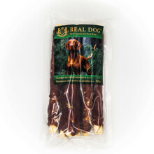 Maiustus koertele Real Dog Snacks toornahast rull pardiga, 25 cm, 500 g