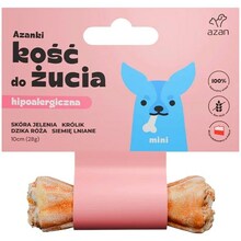 Hirvenahast luu koertele Azanki Mini, 10 cm
