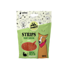 Maius koertele Mr. Bandit Strips küülikulihaga, 500 g