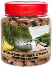 Maius koertele O'CANIS Training pardiliha ja banaaniga, 400 g