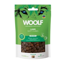 Pehmed lambaliha kuubikud koertele Woolf Soft Cubes, 100 g
