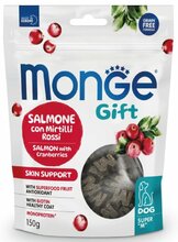 Maiused koertele Monge Gift Super M Skin Support lõhe ja jõhvikatega, 150 g
