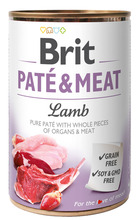 Pastet koertele Brit Pate & Meat lambalihaga, 400 g