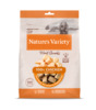 Lüofiliseeritud kanamaitselised maiused koertele Nature's Variety Meat Chunks, 50 g