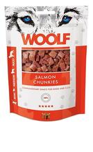 Maiuspala koertele ja kassidele Woolf Salmon Chunkies, 100 g