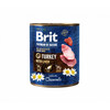 Konserv koertele Brit Premium by Nature Turkey with Liver, 800 g
