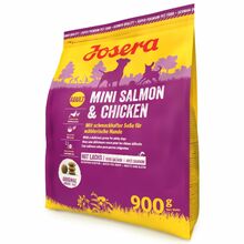 Kuivtoit täiskasvanud väikestele koertele Josera Mini Salmon&Chicken, 900 g