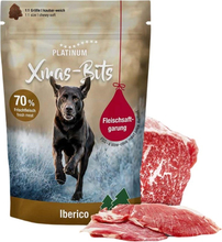 Maiustus koertele Platinum Xmas-Bits Iberico, 150 g