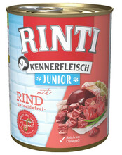 Konserv kutsikatele Rinti Kennerfleisch Junior Beef, 400 g