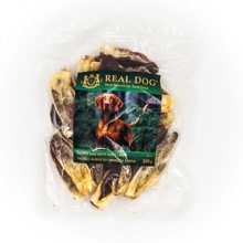 Maiused koertele Real Dog Snacks jänese kõrvad pehme lambalihaga, 500 g