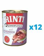 Märgtoit koertele Rinti Kennerfleisch Ham singiga, 800 g