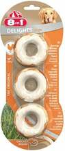 Maiustus koertele 8in1 Delights Rings, 3 tk