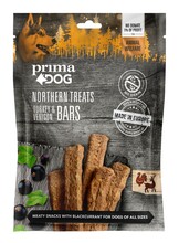 Maiustus koertele Primadog kalkuni- ja hirvelihaga ribad, 80 g