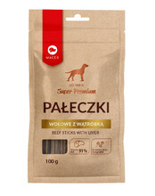 Jauteliha pulgad maksaga koertele Maced, 100 g