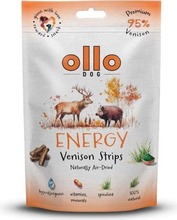 Maiustus koertele Ollo Air-Dried Energy Venison Strips, 80 g