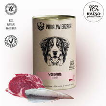 Paka Zwierzaka veiseliha ja heeringaga koeratoit, 400 g