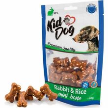 Maiused koertele Kiddog Bones küülikuliha ja riisiga, 80 g