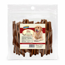 Pehmed veiselihamaiused koertele Hilton Soft Beef Sticks, 500 g