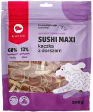 Maius koertele Maced part ja tursk Maxi sushi, 500 g