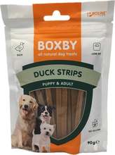 Maius koertele Boxby Duck Strips gluteenivaba, 90 g