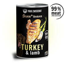 Paka Zwierzaka Seventh Heaven kalkuni- ja lambalihaga, 400 g